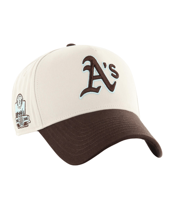 '47 Brand MLB Athletics Sure Shot TT Cotton ’47 MVP DT Cap Weiß - weiss