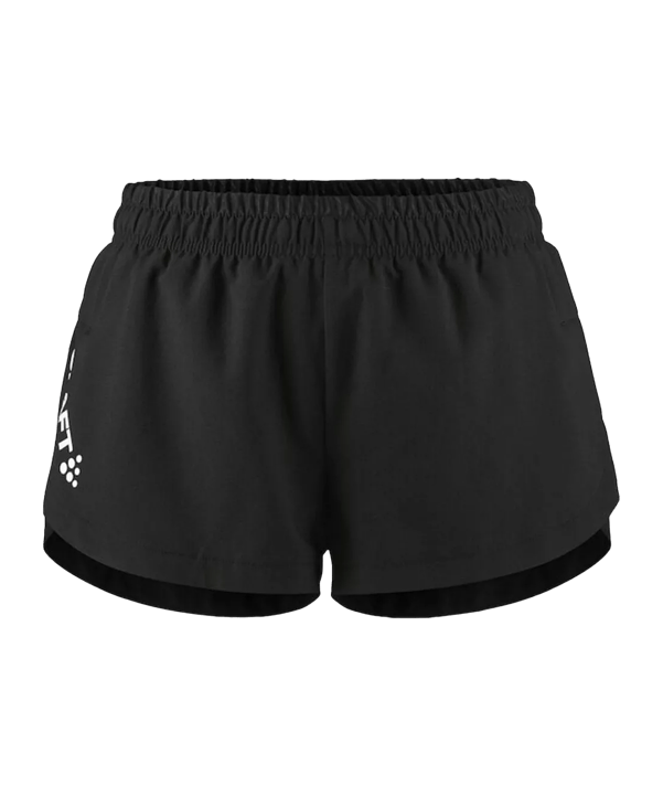 Craft Rush 2.0 Marathon Short Damen Schwarz F999000 - schwarz