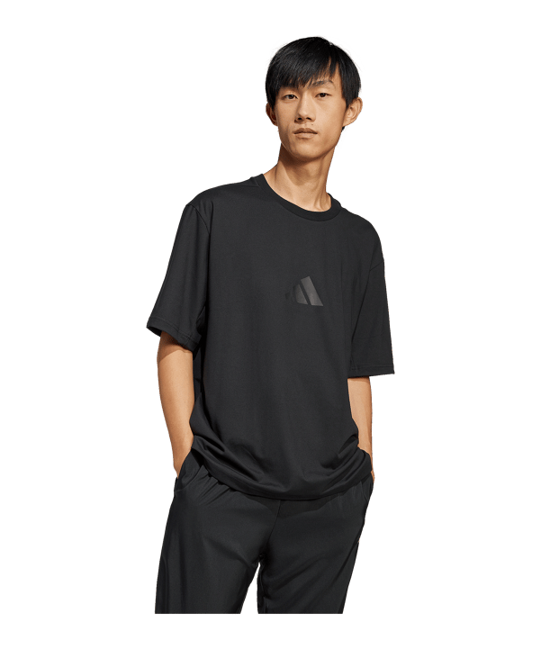 adidas Z.N.E. Loose T-Shirt Schwarz - schwarz