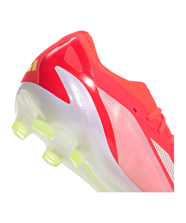 adidas X Crazyfast Elite FG Energy Citrus Rot Weiss Gelb - rot