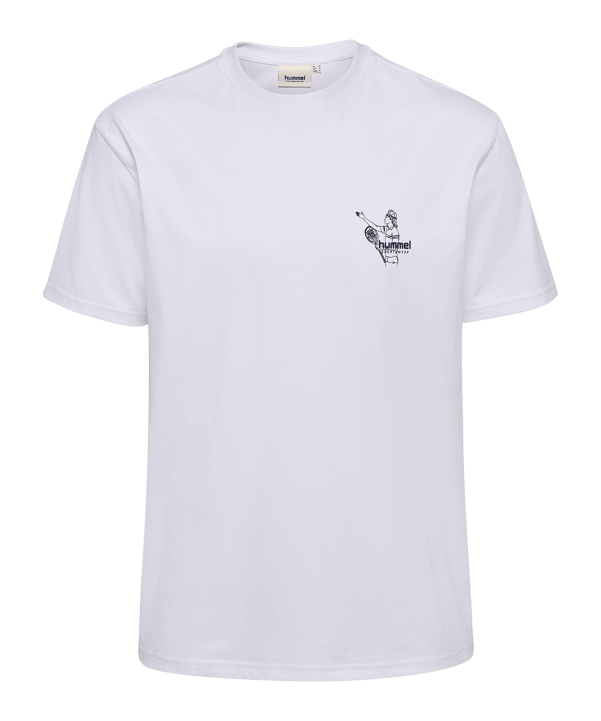 hummel Loose Lesson T-Shirt Weiss F9001 - weiss