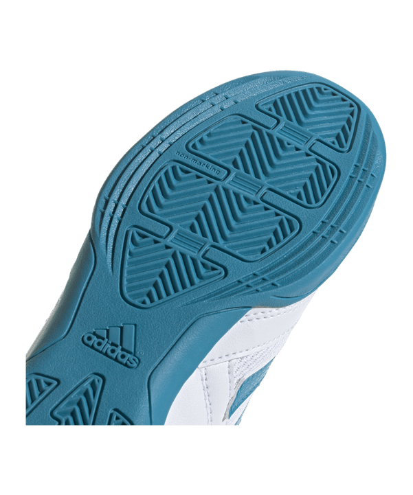 adidas Super Sala 2 Halle Kids Weiss Blau - weiss