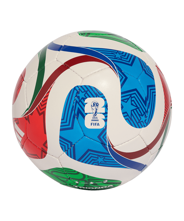 adidas World Cup 26 Trionda Sala Trainingsball Weiß - weiss