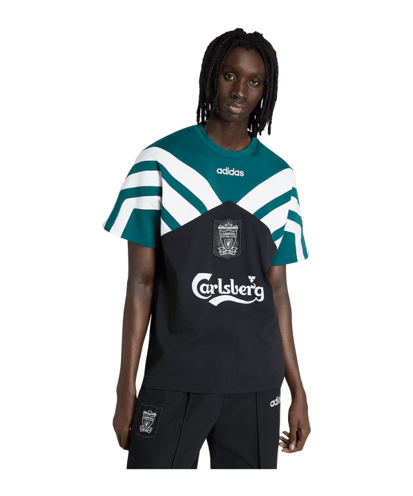 adidas FC Liverpool T-Shirt 95 Schwarz - schwarz
