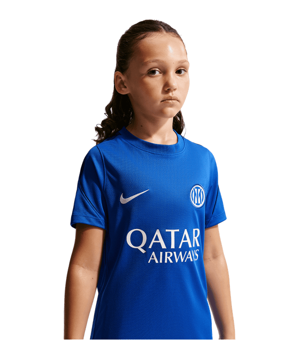 Nike Inter Mailand Trainingsshirt Kids Blau F439