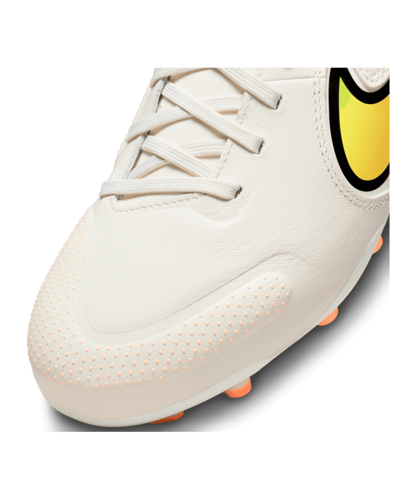 Nike Jr Tiempo Legend IX Academy FG/MG Kids Lucent Grau Orange F002 - grau