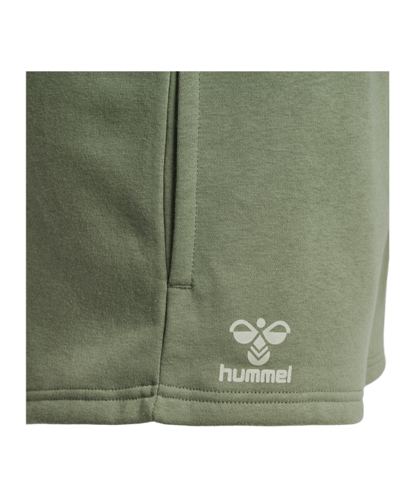 Hummel hmlACTIVE Cotton Short Damen Grün F6005 - gruen