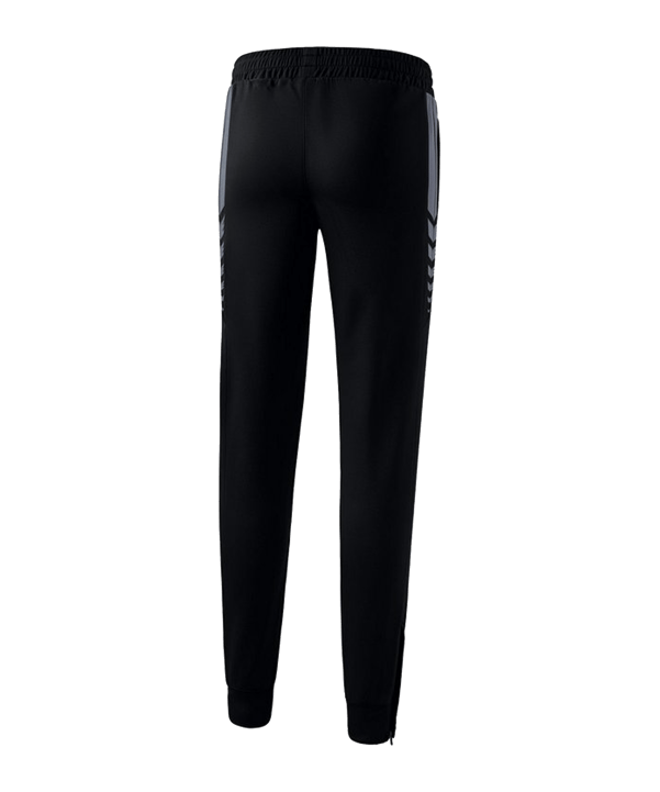 Erima Six Wings Worker Hose Damen Schwarz Grau - schwarz