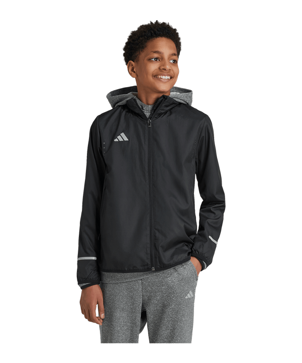 adidas Sportswear Jacke Kids Schwarz - schwarz