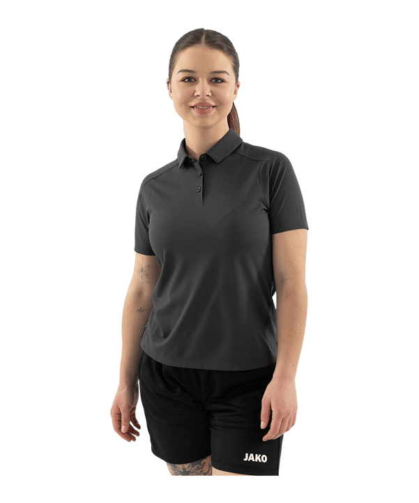 JAKO Uni Polo Damen Grau F830 - grau