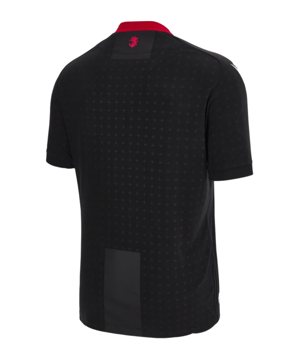 Macron Georgien Trikot Away EM 2024 Kids Schwarz - schwarz