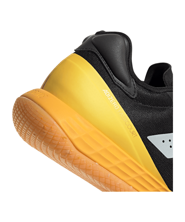 adidas Adizero Fastcourt Schwarz Weiss Gelb - schwarz