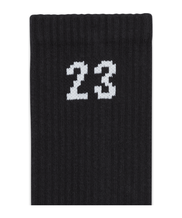 Jordan Essential Crew 3er Pack Socken Schwarz F010 - schwarz