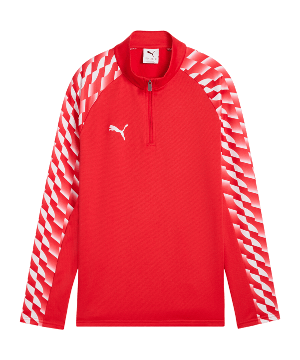 PUMA teamLIGA26 Training 1/4 Zip Top Kids Rot F01 - rot