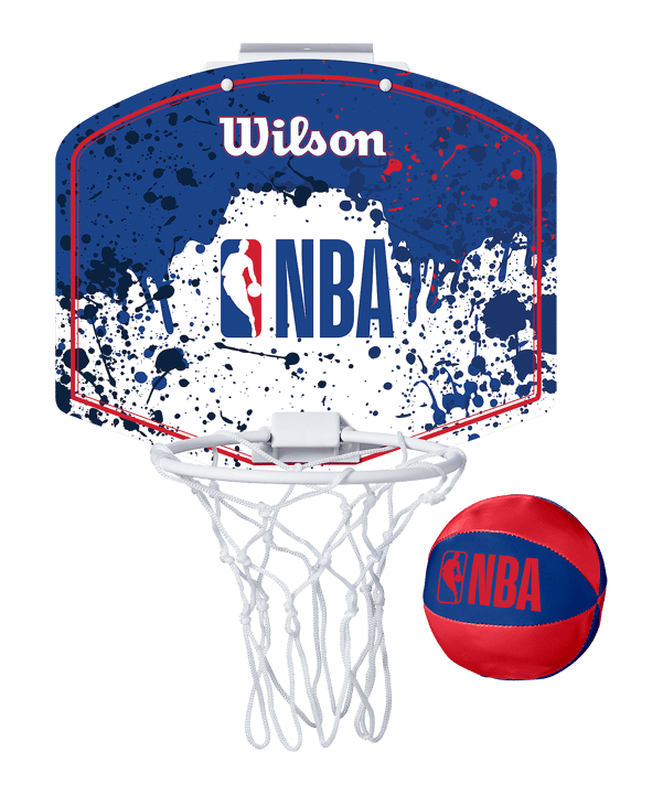 Wilson NBA Mini Basketballkorb Mini Canestro Da Basket Rosso - rosso