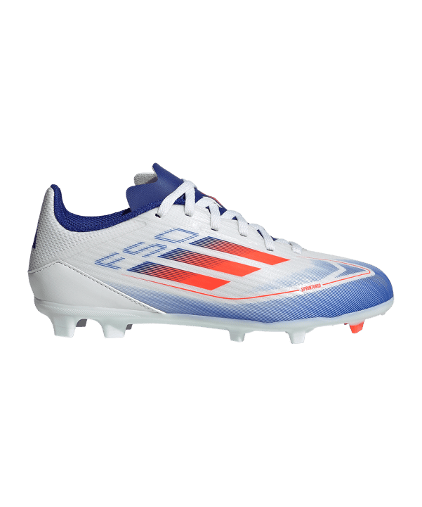 adidas F50 League FG/MG Advancement Kids Weiss Rot - weiss