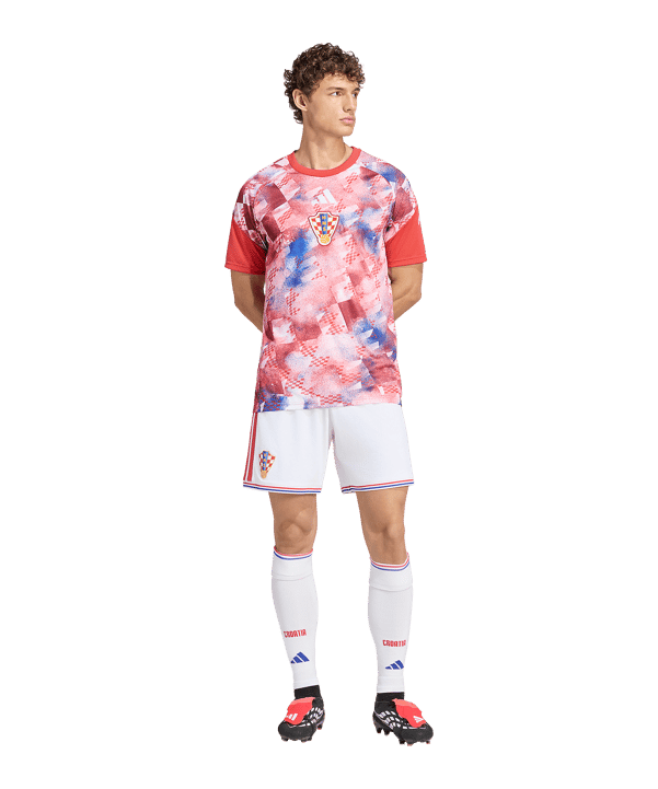 adidas Kroatien Pre-Match Trikot Home 2026 Rot - rot
