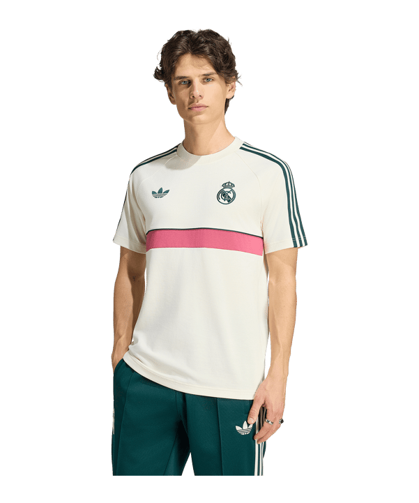 adidas Originals Real Madrid T-Shirt Beige - beige