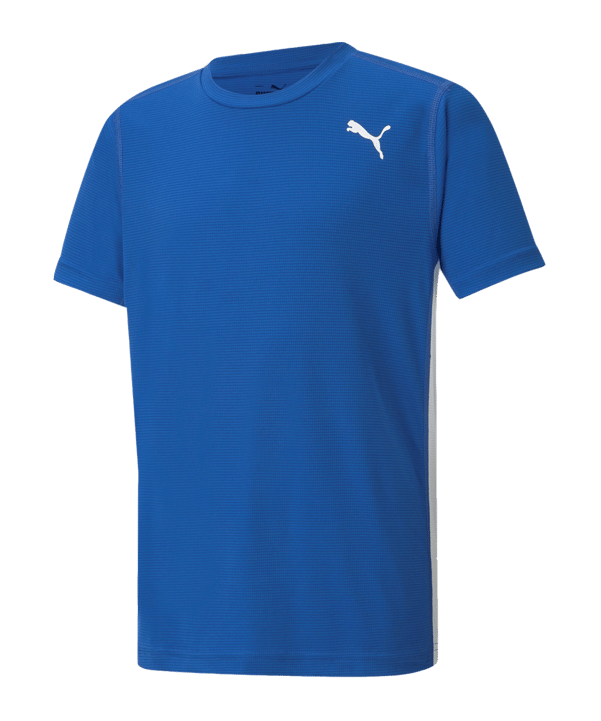 PUMA Cross the Line Tee 2.0 Kids Blau Weiss F04 - blau