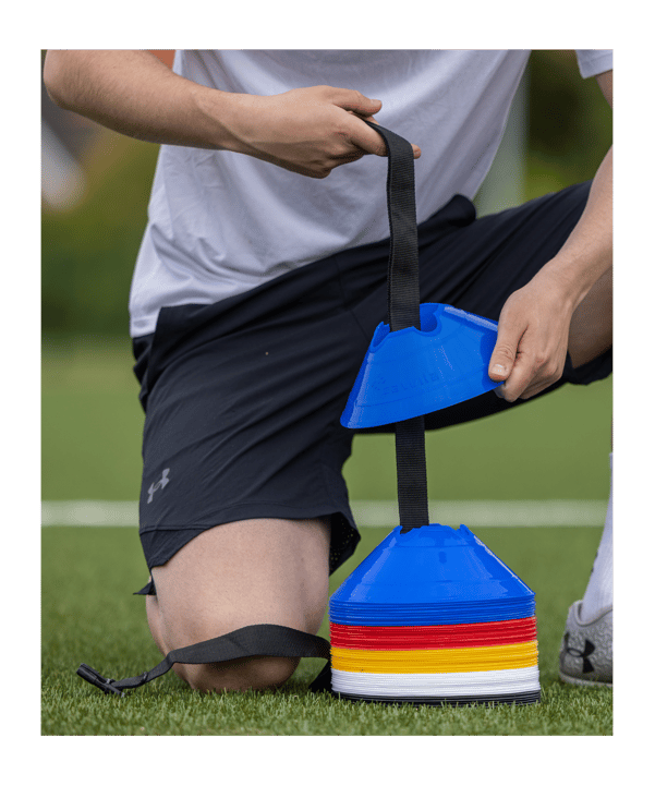 Cawila Markierungshauben M | 10er Set | Durchmesser 20cm, Höhe 6cm | gelb - gelb