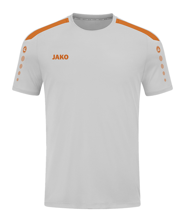 JAKO Power Trikot Kids Grau Orange F846 - grau