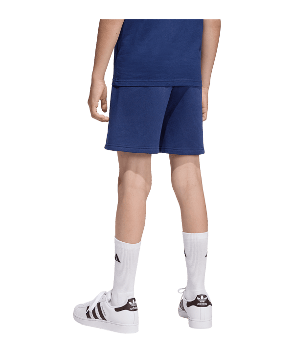 adidas Entrada 26 Short Kids Dunkelblau - weiss