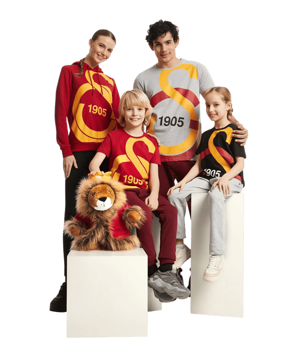 Galatasaray Istanbul Big Logo T-Shirt Kids Grau - grau