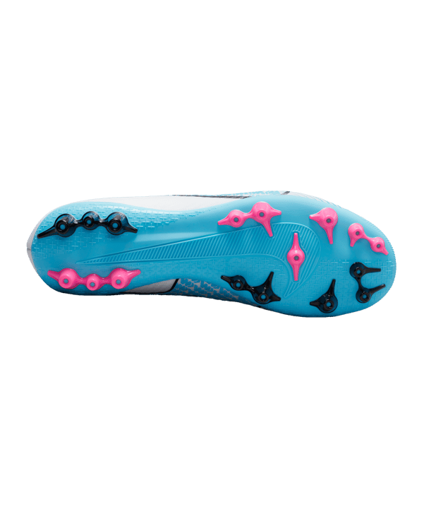Nike Air Zoom Mercurial Vapor XV Academy AG Blast Weiss Blau Pink F146 - weiss