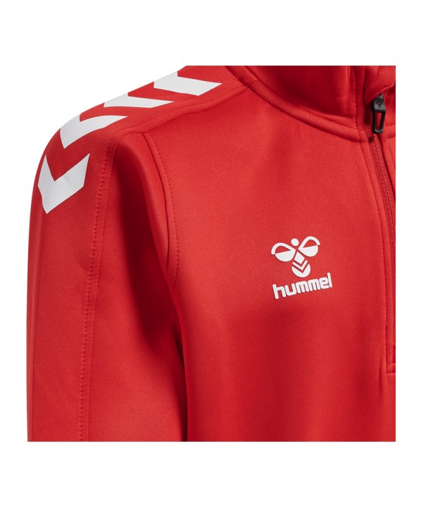 Hummel hmlCORE XK HalfZip Sweatshirt Kids F3062 - rot