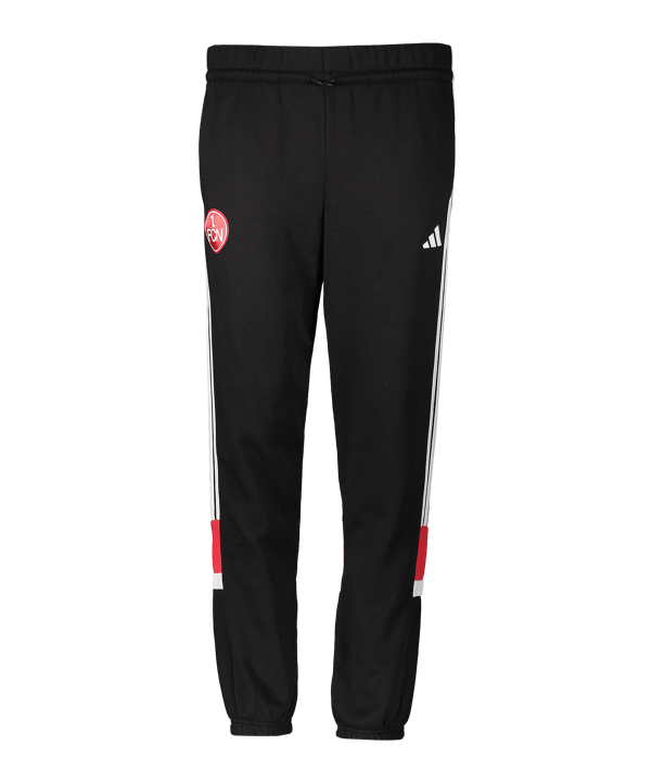 adidas 1. FC Nürnberg Trainingshose Schwarz - schwarz