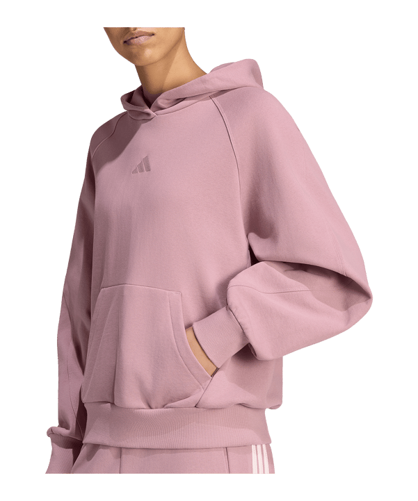 adidas Kit Small Logo Hoody Donna Viola - lilla