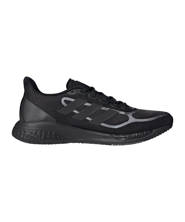 adidas Supernova+ Running Schwarz Silber - schwarz