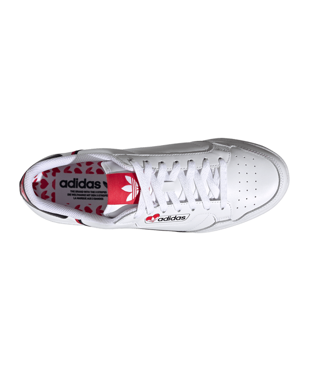 adidas Originals Continental 80 Weiss Schwarz - weiss