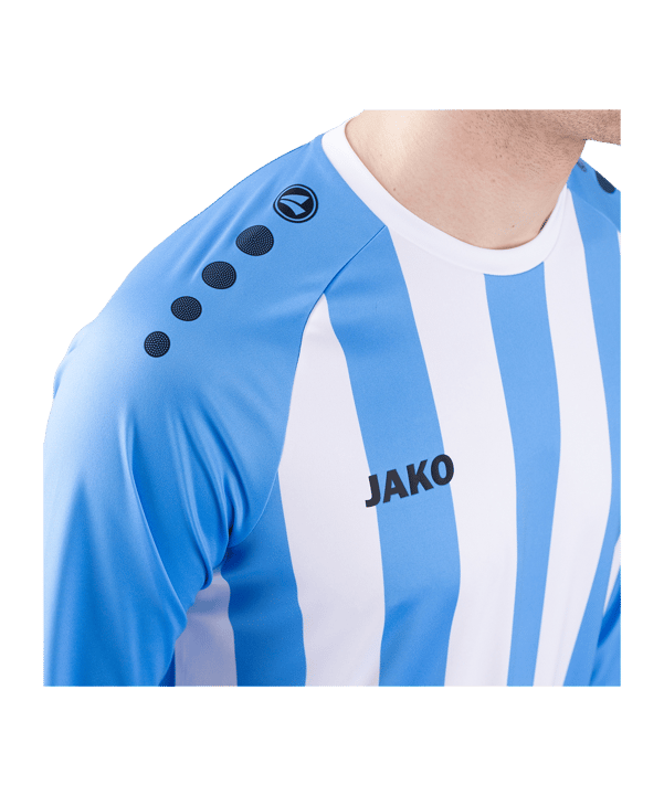 JAKO Inter Trikot Langarm Kids Hellblau Weiss F432 - blau
