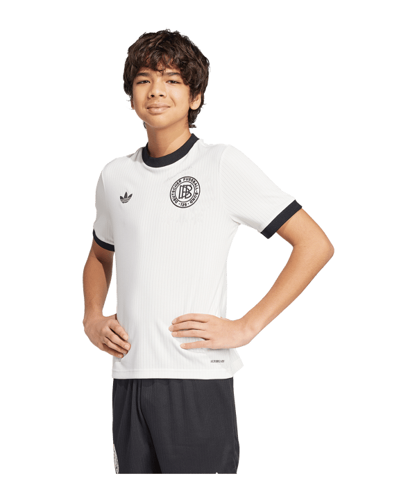 adidas Deutschland 125th Anniversary Trikot Kids Weiß - weiss