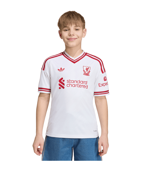 adidas FC Liverpool Maglietta Away 2026/2027 Bambini Bianco - bianco