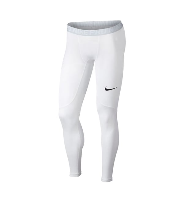 Nike Pro Tight Hose lang Weiss F100 - weiss