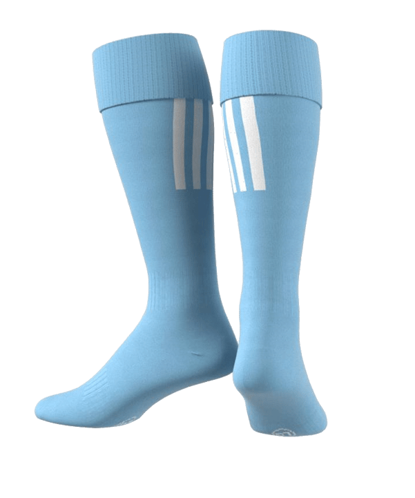adidas Santos 18 Stutzenstrumpf Hellblau - blau