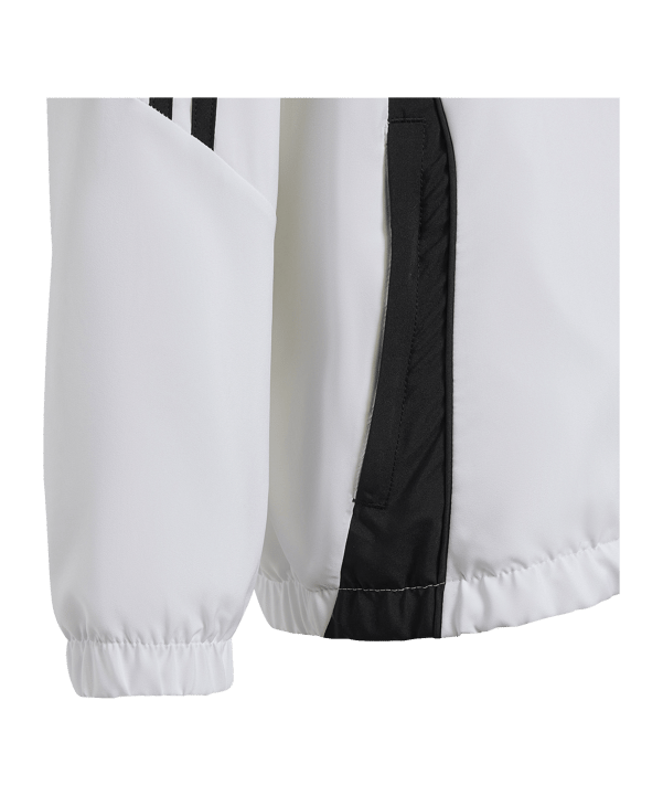 adidas Tiro 24 Windbreaker Kids Weiss Schwarz - weiss