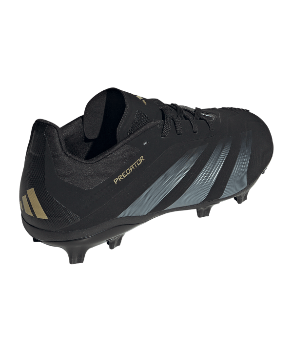 adidas Predator Elite FG Dark Spark Kids Schwarz Grau - schwarz
