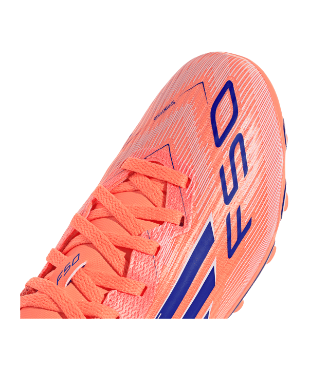 adidas F50 League MG Coral Blaze Kids Orange - orange