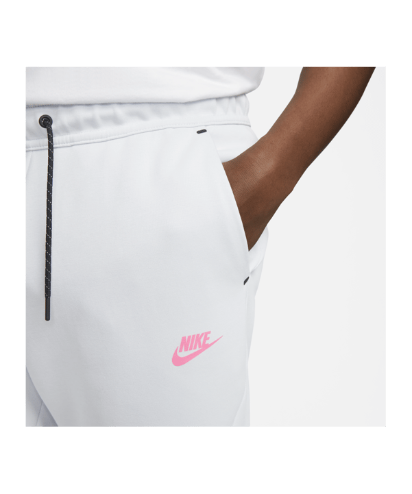 Nike Tech Fleece Jogginghose Weiss Pink F043 - weiss