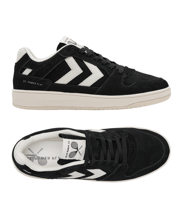 Hummel ST. POWER PLAY SUEDE Schwarz F2114 - schwarz