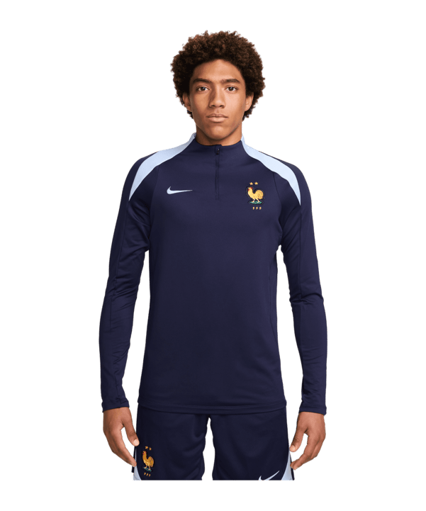 Nike Frankreich Drill Top EM 2024 Blau F498 - blau