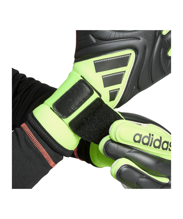 adidas Copa Pro Torwarthandschuhe Radiant Blaze Schwarz - schwarz
