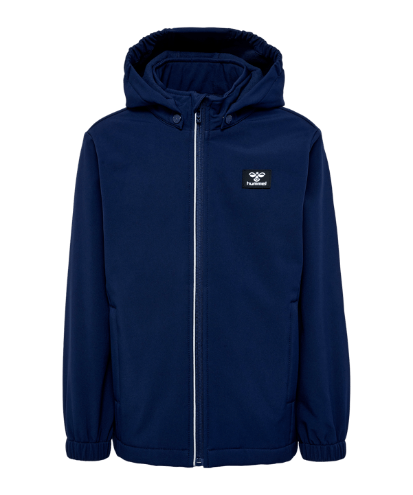 Hummel Mars Softshell Jacke Kids Schwarz F1009 - schwarz