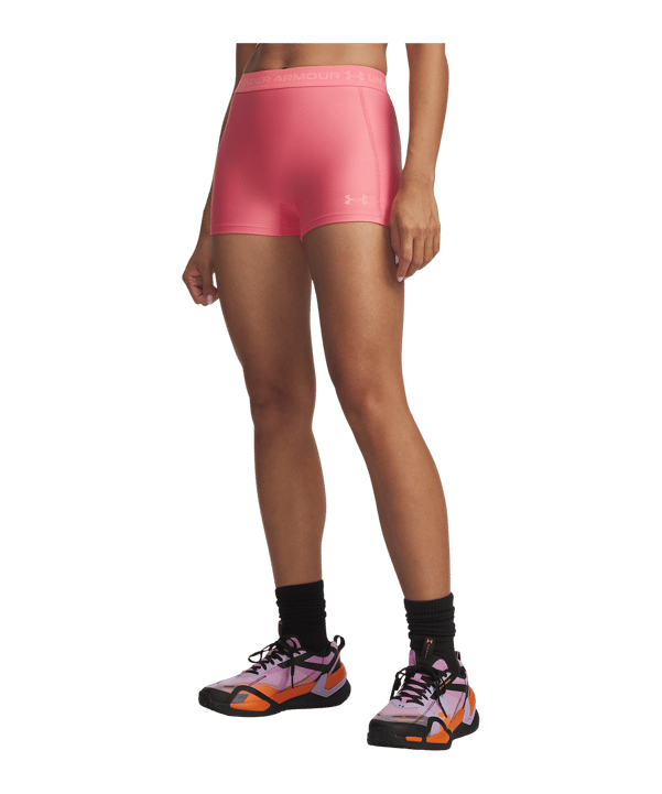 Under Armour HeatGear Shorty Tight Damen Rosa F600 - rosa