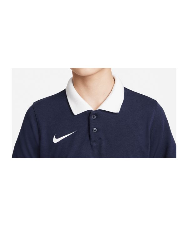 Nike Park 20 Poloshirt Kids Blau Weiss F451 - blau