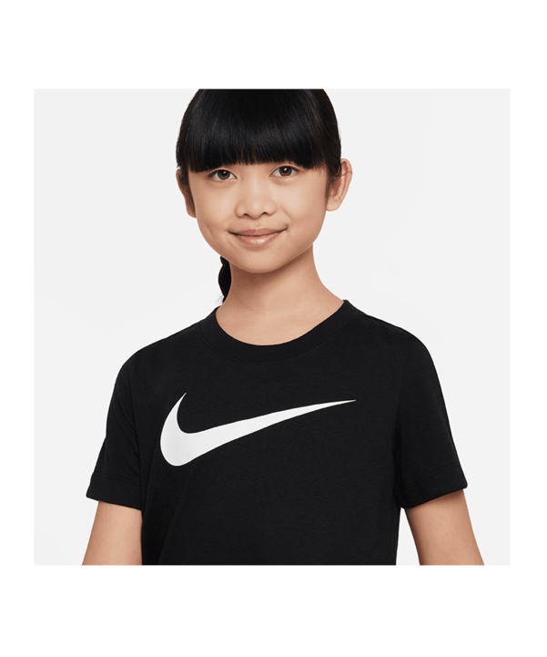 Nike Park 20 Swoosh T-Shirt Kids Schwarz F010 - schwarz