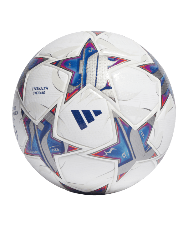 adidas UCL Pro Spielball Weiss Silber Blau - weiss